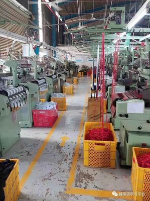 越南平阳服装辅料工厂:专业生产针织松紧带、鞋带、提花带等产品